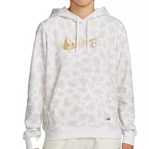 Women's Nike Sportswear Club Leopard Print Hoodie (Size S)